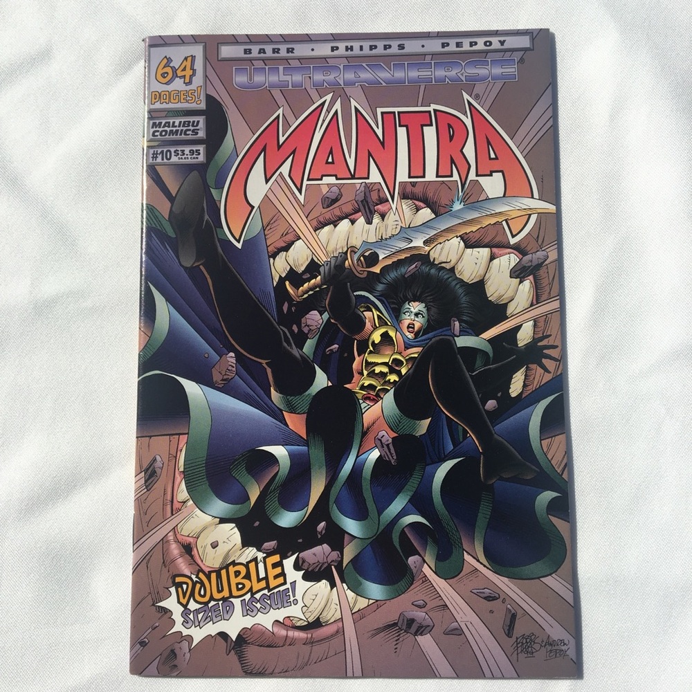 Mantra #10/Ultraverse Premiere #2 Apr ‘94 Malibu Comics, 64 Page Flip Book